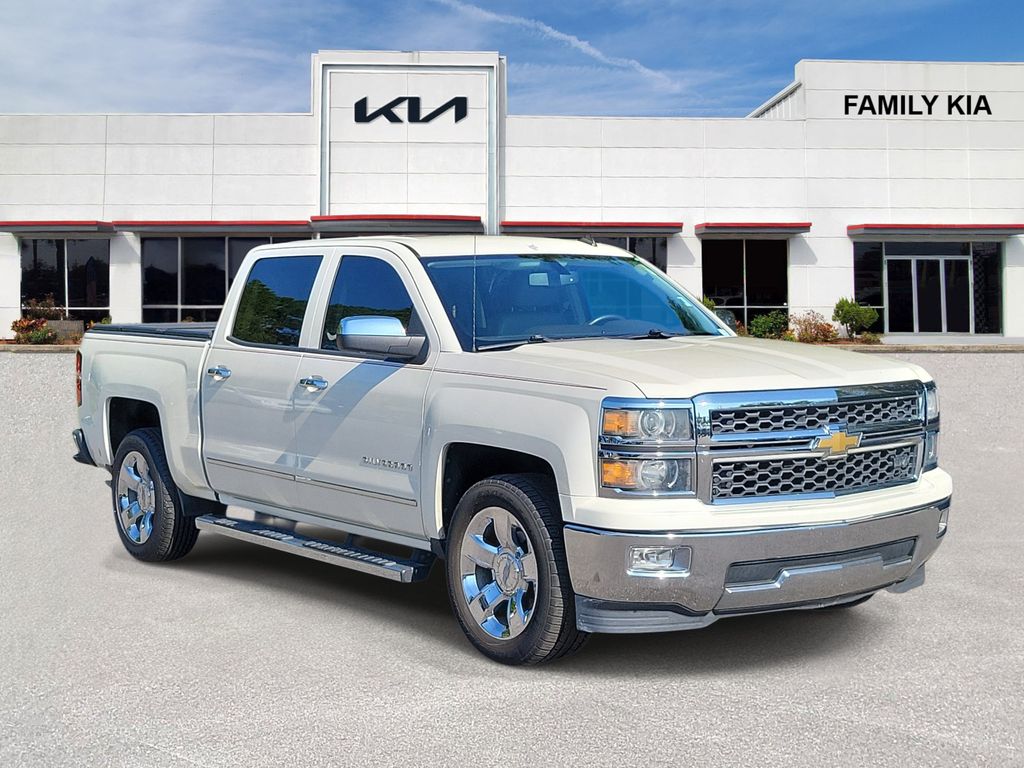 White Diamond Clearcoat 2014 Chevrolet Silverado 1500 Pickup Truck 4X2 6-Speed Automatic Overdrive