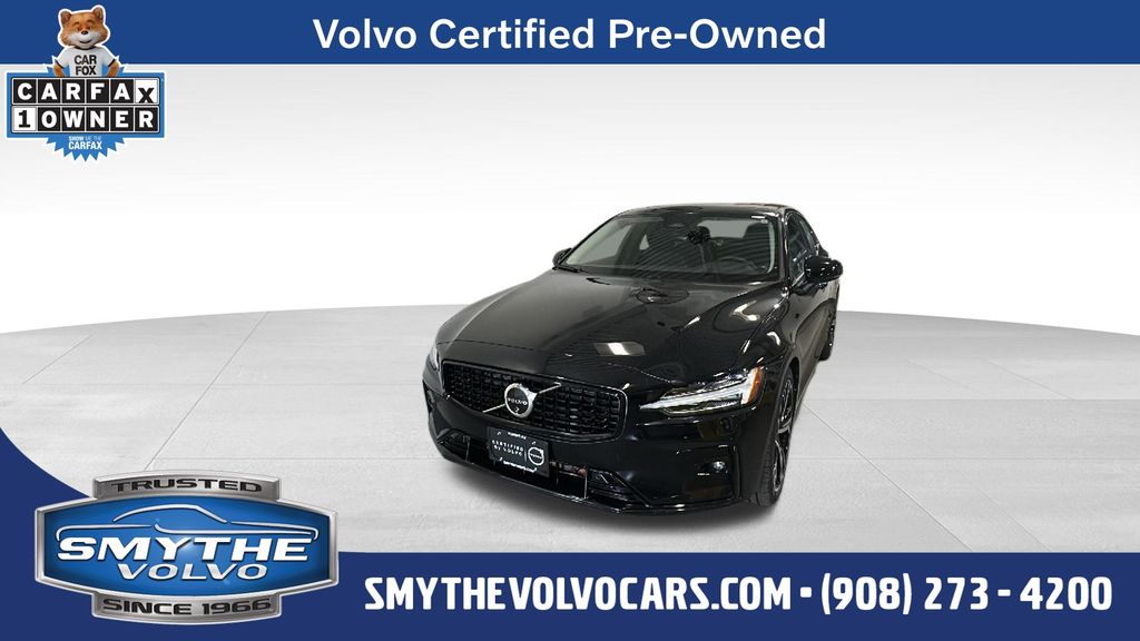 Onyx Black Metallic 2024 Volvo S60 Sedan All-Wheel Drive Automatic