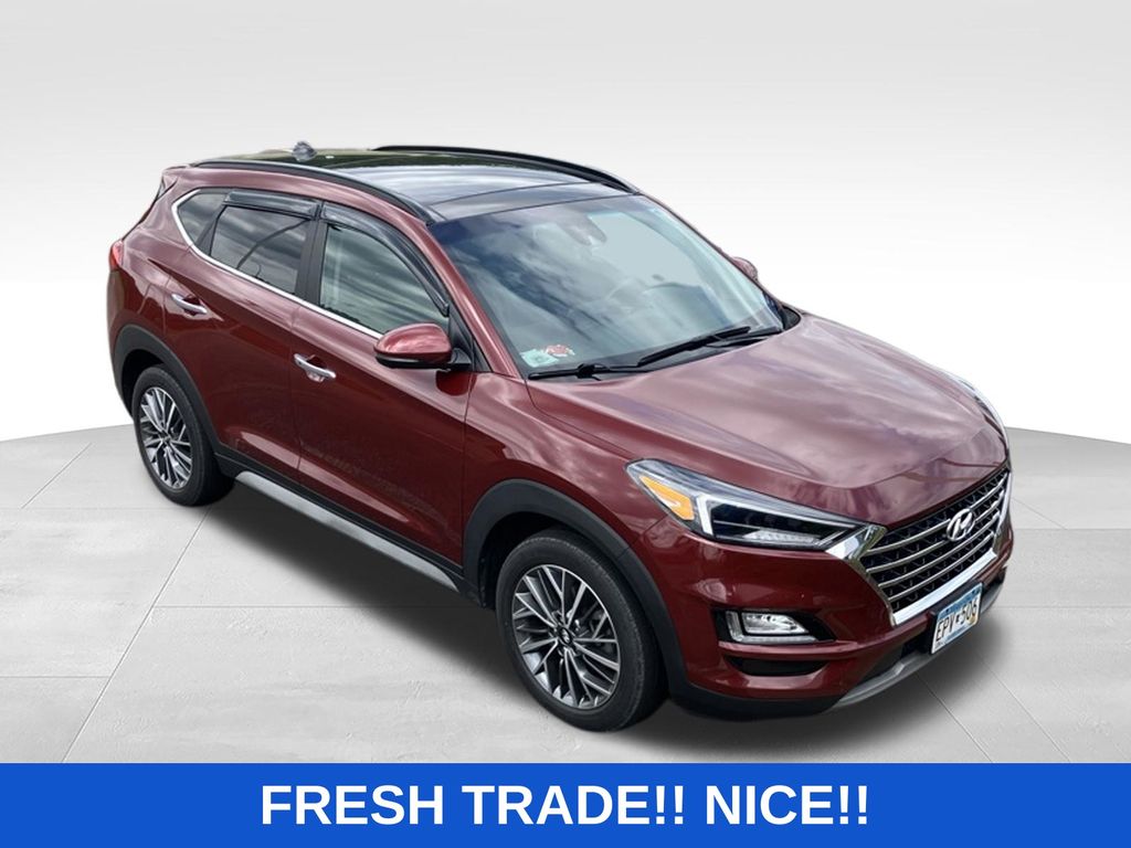 Gemstone Red 2020 Hyundai Tucson SUV / Crossover All-Wheel Drive 6-Speed Automatic