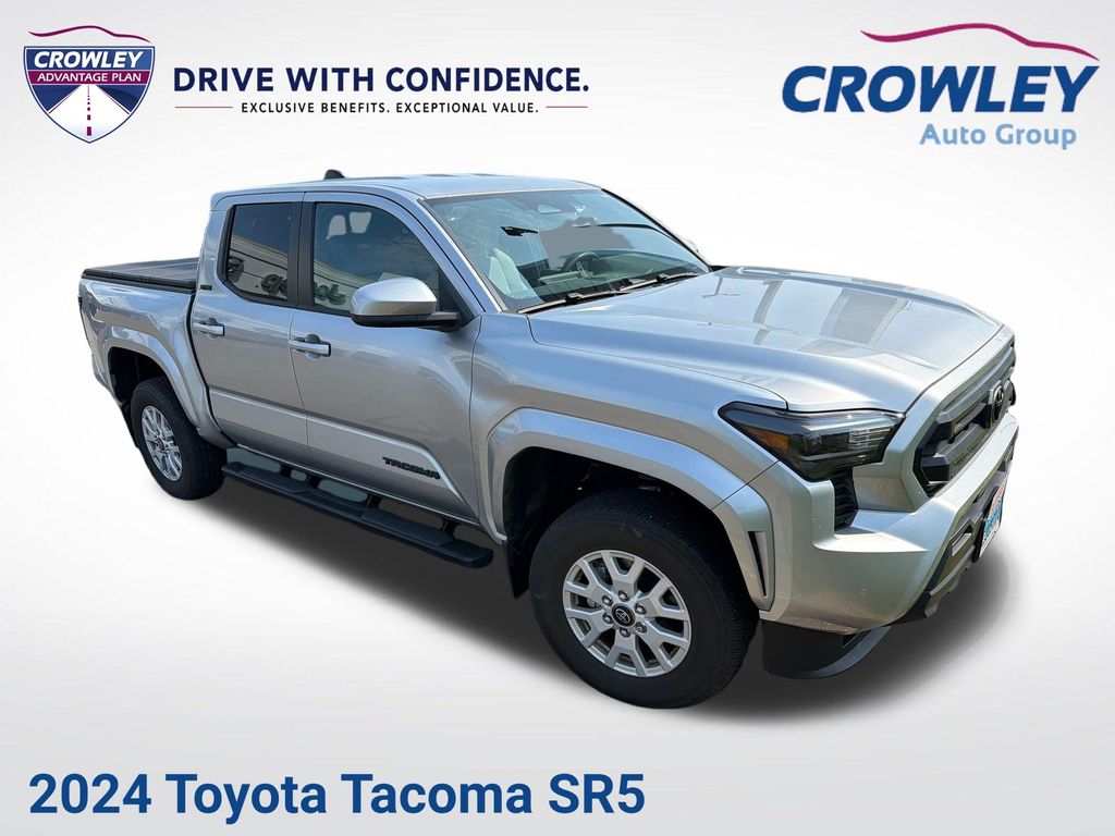 Silver 2024 Toyota Tacoma Pickup Truck Four-Wheel Drive 8-Speed Automatic