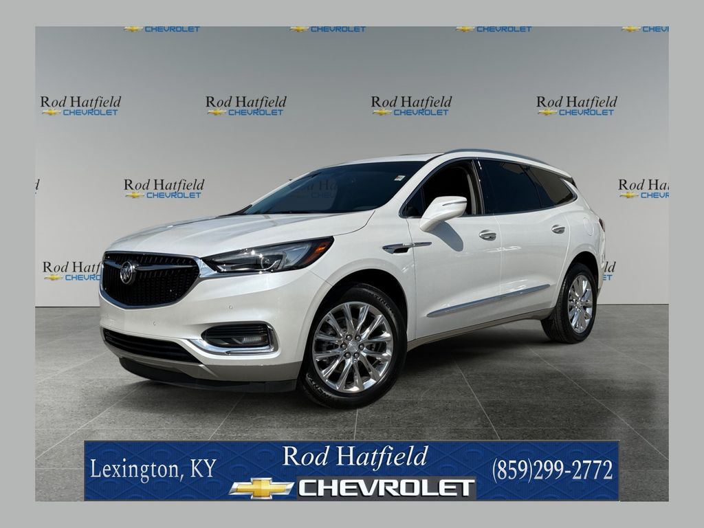 White Frost Tricoat 2021 Buick Enclave SUV / Crossover Four-Wheel Drive 9-Speed Automatic