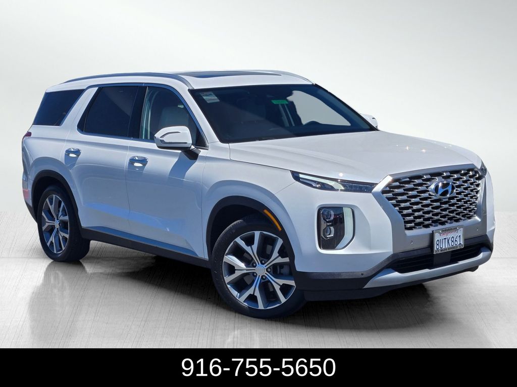 White 2021 Hyundai Palisade SUV / Crossover All-Wheel Drive 8-Speed Automatic