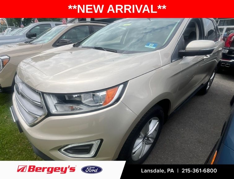White Gold Metallic 2018 Ford Edge SUV / Crossover All-Wheel Drive 6-Speed Automatic