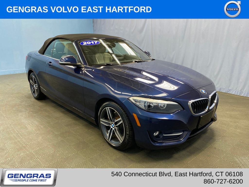 Deep Sea Blue Metallic 2017 BMW 2 Series 230i xDrive Convertible AWD Convertible All-Wheel Drive 8-Speed Automatic