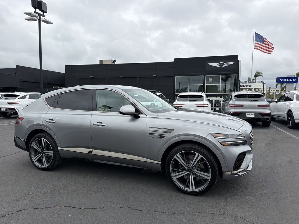 Savile Silver 2025 Genesis GV80 Coupe 3.5T E-SC AWD Coupe All-Wheel Drive 8-Speed Automatic