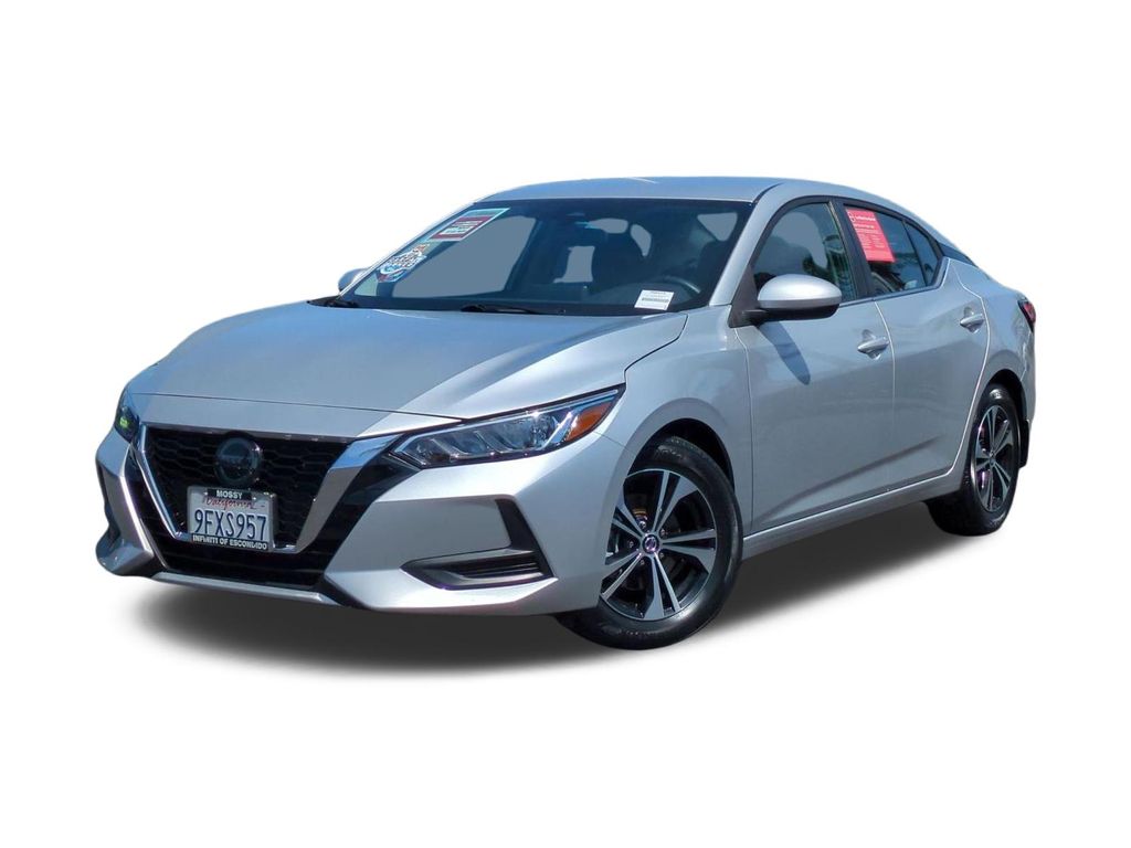 Brilliant Silver Metallic 2023 Nissan Sentra Sedan Front-Wheel Drive Continuously Variable Transmission
