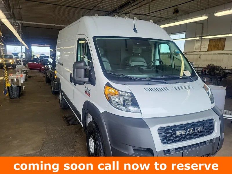 Bright White Clearcoat 2022 RAM ProMaster 2500 136 High Roof Cargo Van FWD Van Front-Wheel Drive 9-Speed Automatic