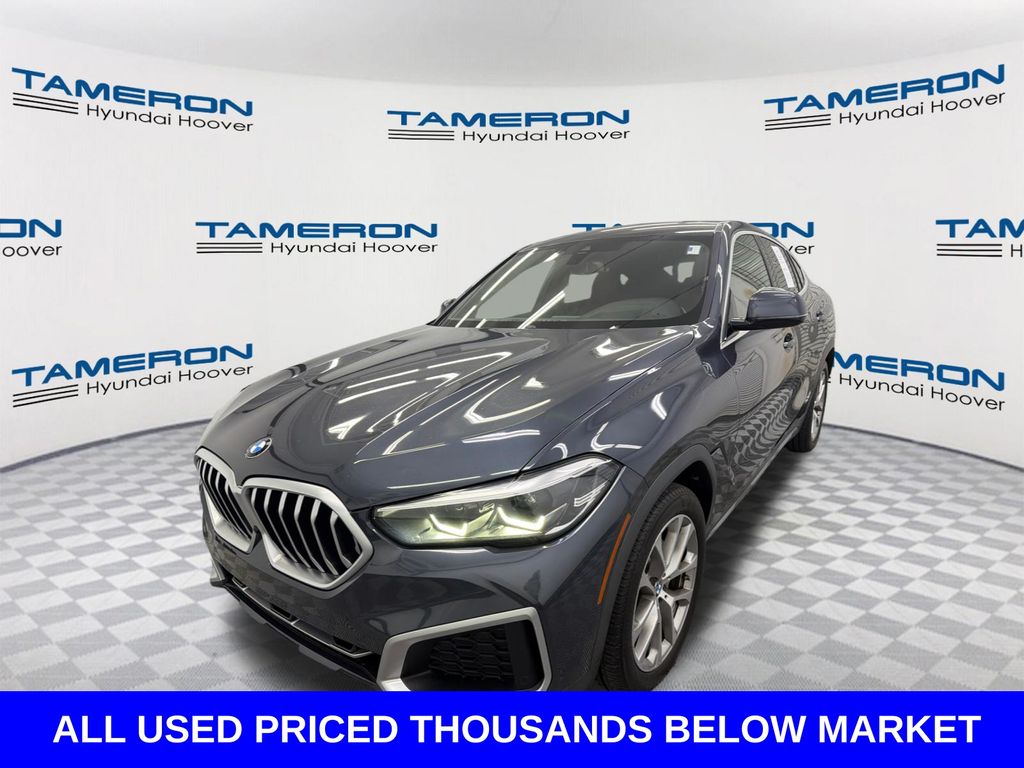 Arctic Gray Metallic 2021 BMW X6 xDrive40i AWD SUV / Crossover All-Wheel Drive 8-Speed Automatic