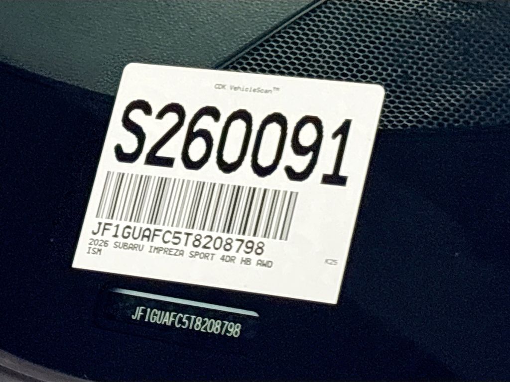 2026 Subaru Impreza Sport