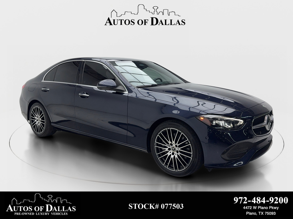 Blue 2023 Mercedes-Benz C-Class C 300 RWD Sedan Rear-Wheel Drive 9-Speed Automatic