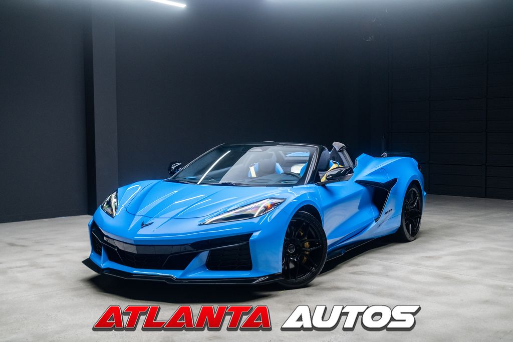 Rapid Blue 2025 Chevrolet Corvette Convertible Rear-Wheel Drive 8-Speed Dual Clutch
