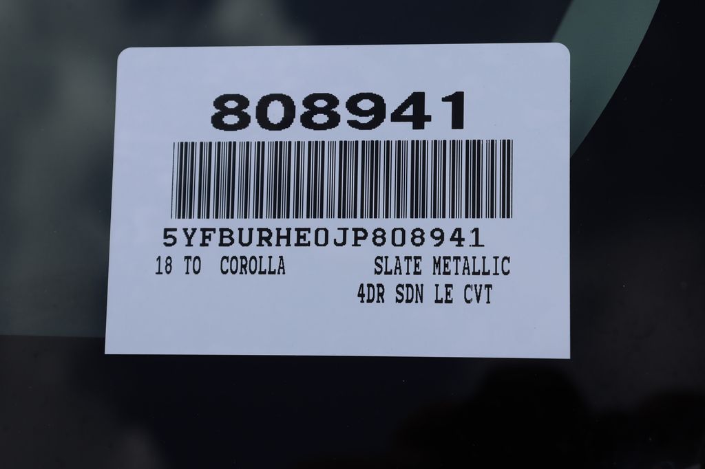 2018 Toyota Corolla L 7