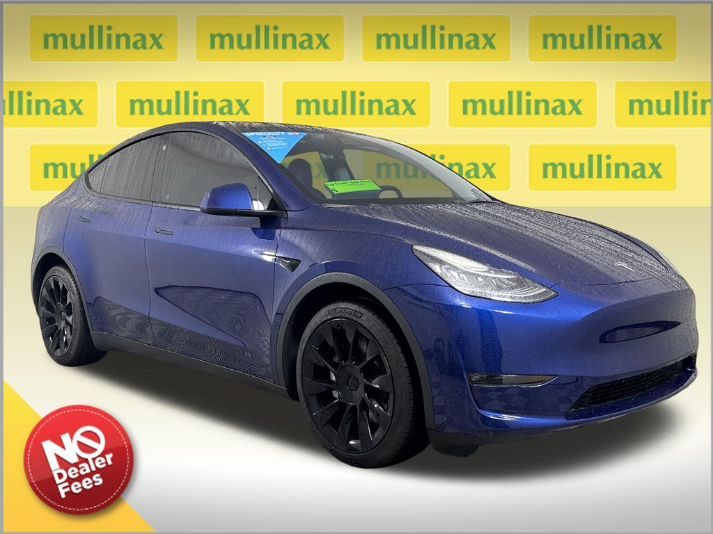Deep Blue Metallic 2022 Tesla Model Y Long Range AWD SUV / Crossover All-Wheel Drive 1-Speed Automatic