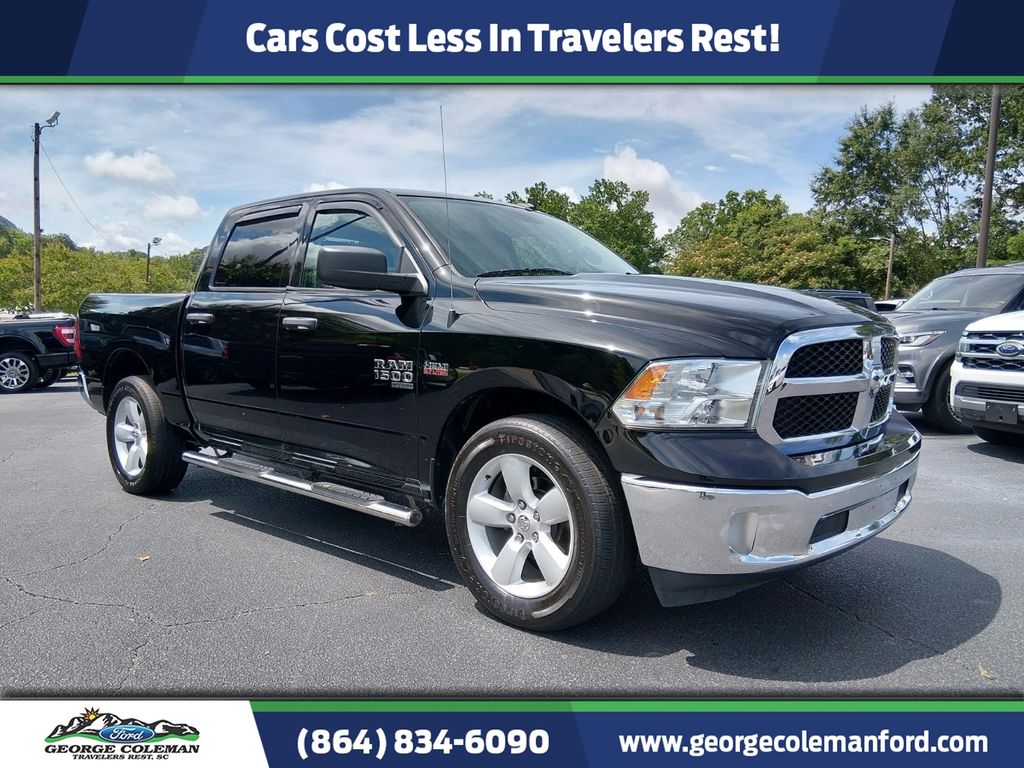 Diamond Black Crystal Pearlcoat 2021 RAM 1500 Pickup Truck Four-Wheel Drive 8-Speed Automatic