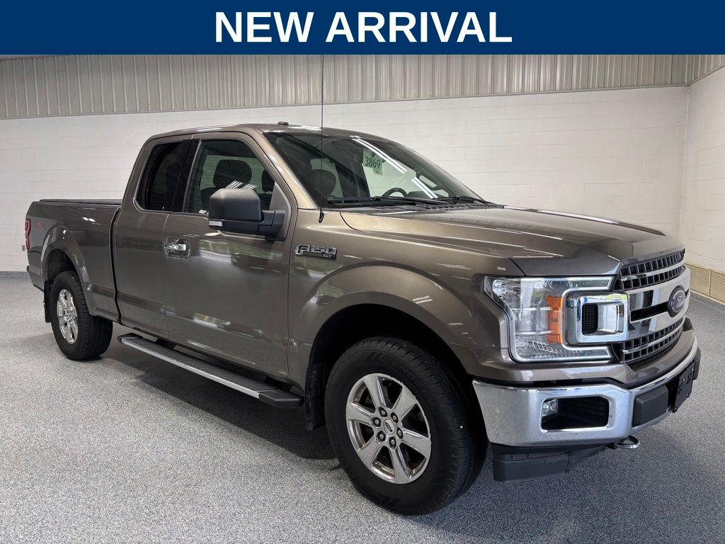 Stone Gray 2018 Ford F-150 Pickup Truck Four-Wheel Drive Automatic
