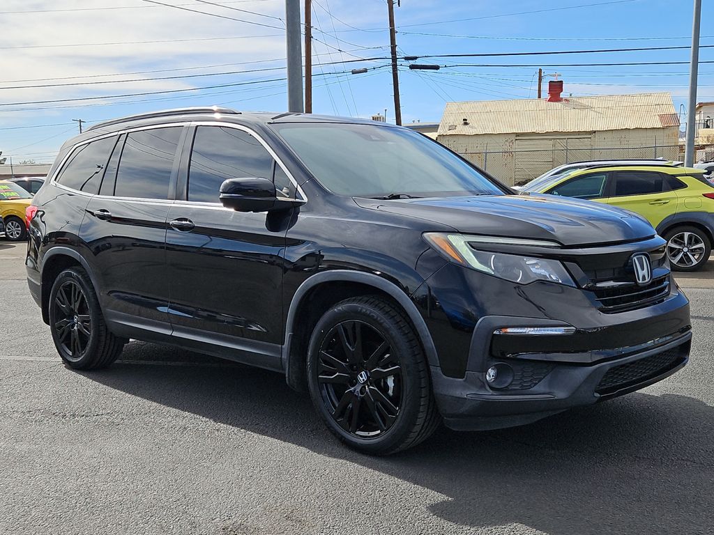 Black 2021 Honda Pilot SE FWD SUV / Crossover Front-Wheel Drive 9-Speed Automatic