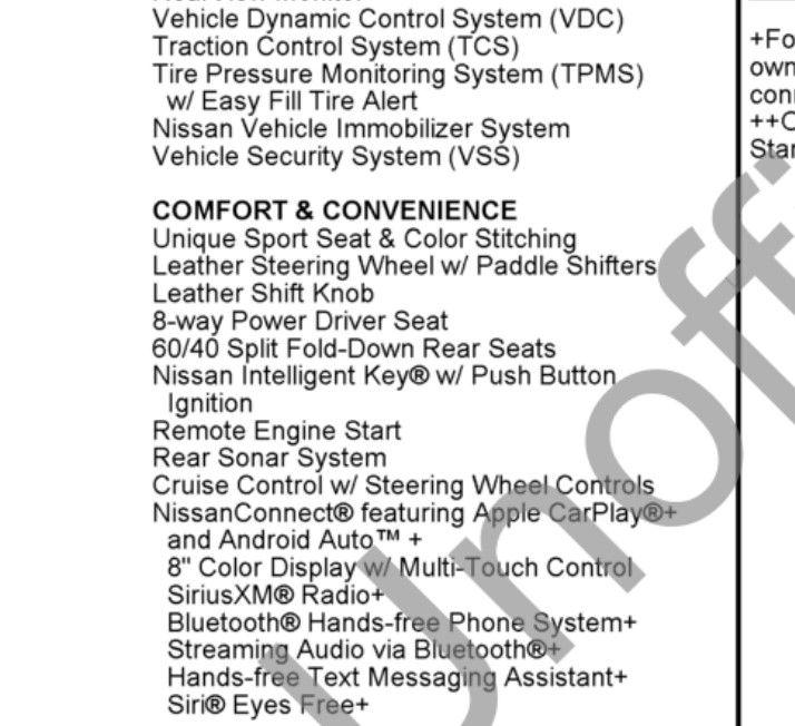 2020 Nissan Altima 2.5 SR 20