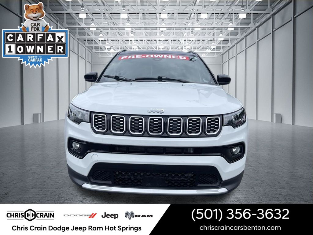 Bright White Clearcoat 2025 Jeep Compass SUV / Crossover Four-Wheel Drive 8-Speed Automatic