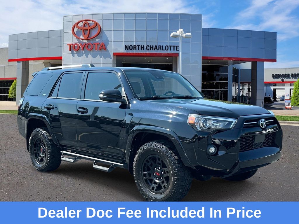 Midnight Black Metallic 2021 Toyota 4Runner SUV / Crossover Four-Wheel Drive 5-Speed Automatic Overdrive