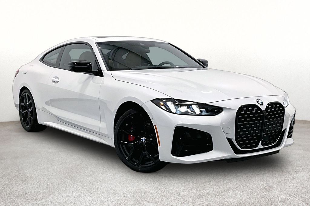 Mineral White Metallic 2026 BMW 4 Series Coupe Rear-Wheel Drive 8-Speed Automatic