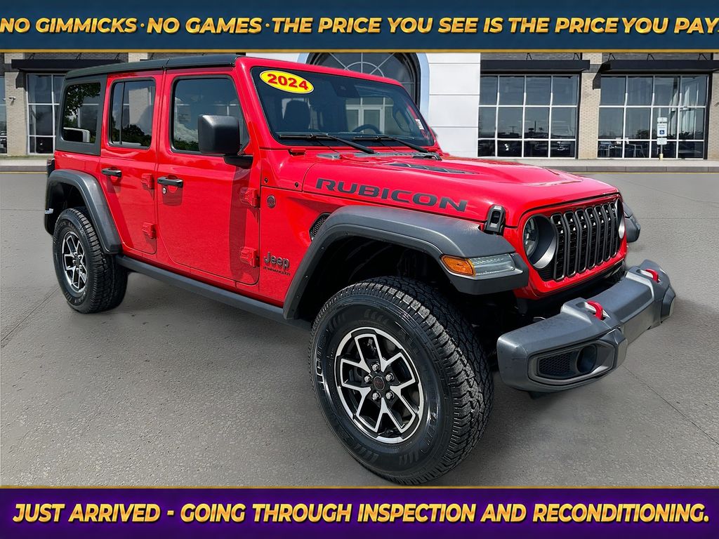 Firecracker Red Clearcoat 2024 Jeep Wrangler SUV / Crossover Four-Wheel Drive 8-Speed Automatic
