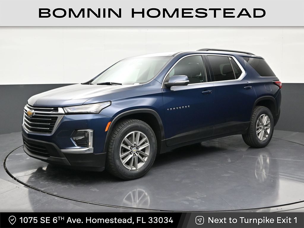 Blue Metallic 2023 Chevrolet Traverse SUV / Crossover Front-Wheel Drive 9-Speed Automatic