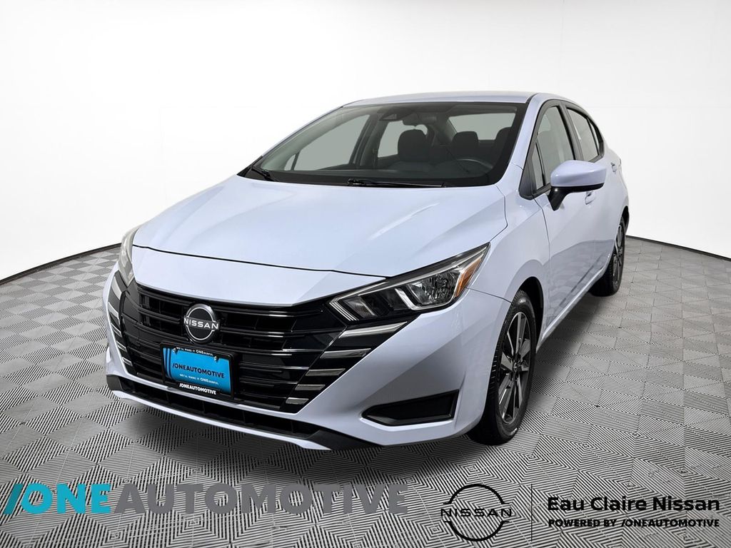 Pearl 2024 Nissan Versa Sedan Front-Wheel Drive Continuously Variable Transmission