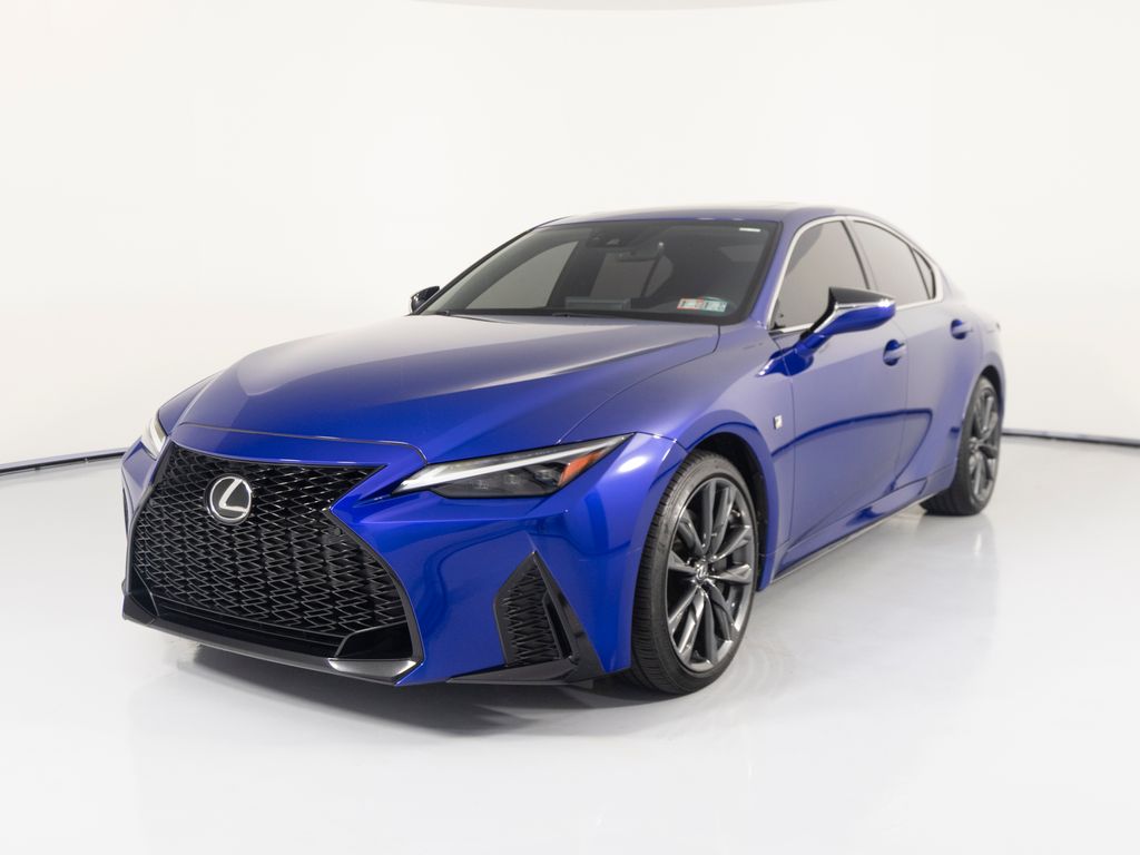Blue Mica 2022 Lexus IS Sedan  6-Speed Automatic