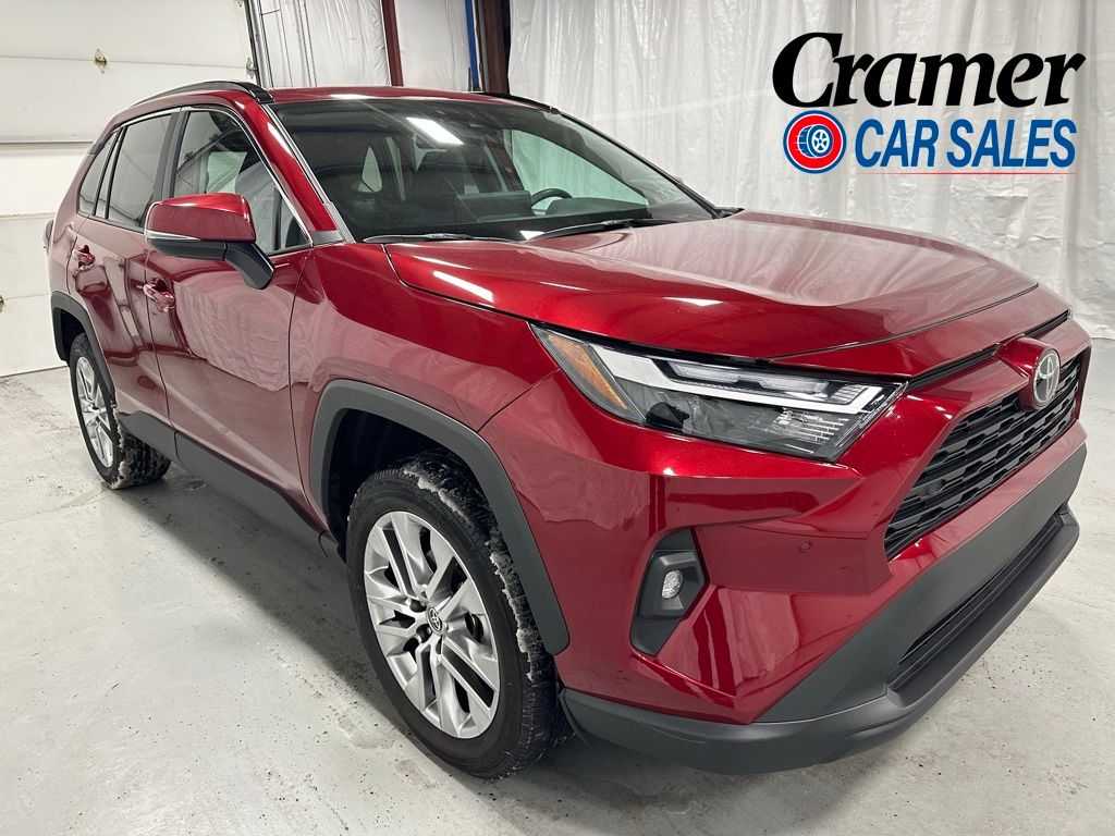 Red (Ruby Flare Pearl) 2025 Toyota RAV4 XLE Premium AWD SUV / Crossover All-Wheel Drive 8-Speed Automatic