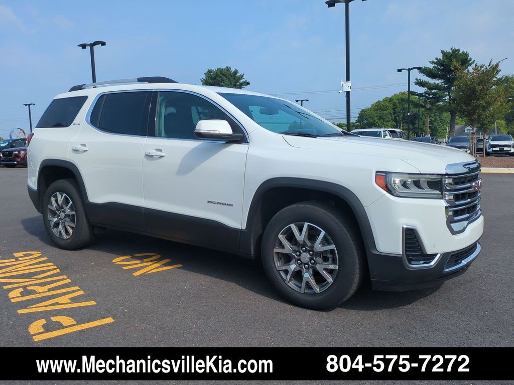 Summit White 2023 GMC Acadia SUV / Crossover Four-Wheel Drive 9-Speed Automatic