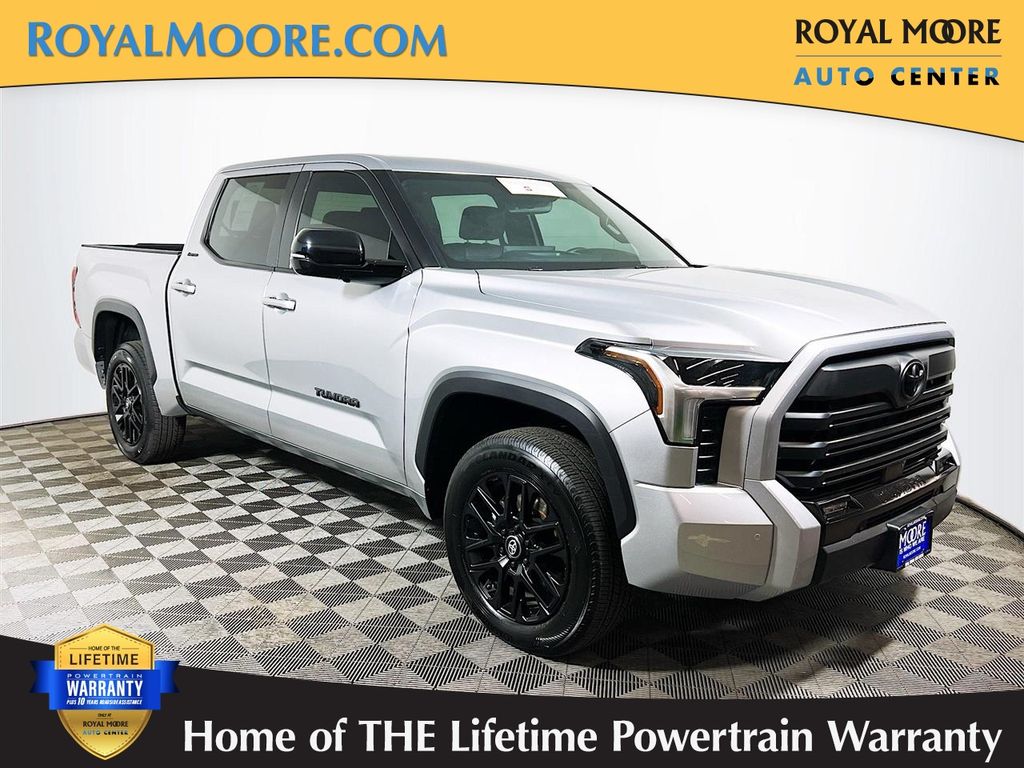 Celestial Silver Metallic 2025 Toyota Tundra Limited CrewMax Cab 4WD Pickup Truck Four-Wheel Drive Automatic