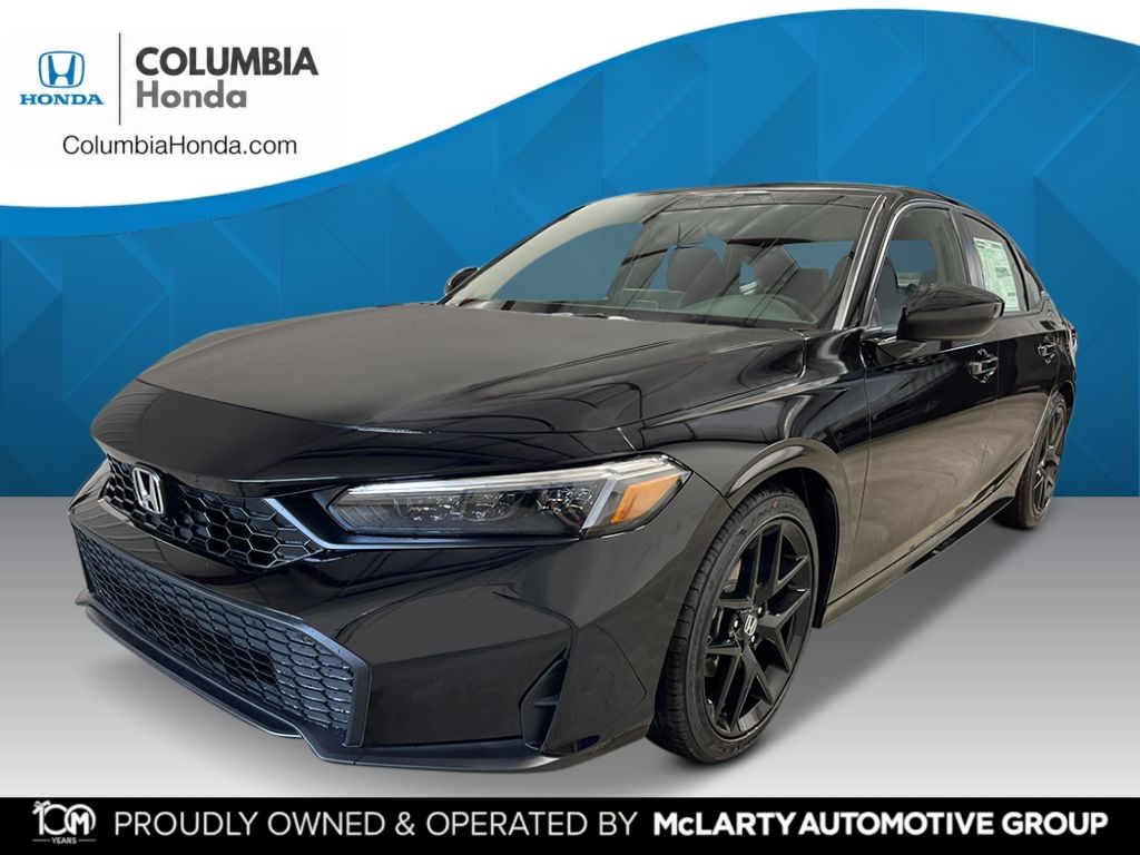 Blue Lagoon Pearl 2026 Honda Civic Sedan Front-Wheel Drive Continuously Variable Transmission