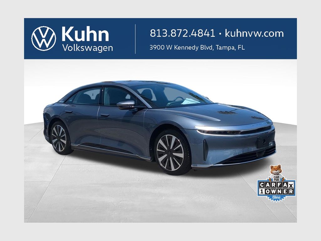 Quantum Gray Metallic 2024 Lucid Air Sedan Rear-Wheel Drive 1-Speed Automatic