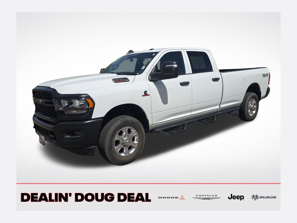 Bright White Clearcoat 2024 RAM 3500 Pickup Truck Four-Wheel Drive 6-Speed Automatic