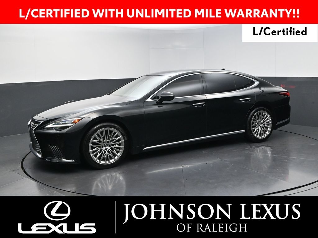 Black (Caviar) 2024 Lexus LS Sedan Rear-Wheel Drive Automatic