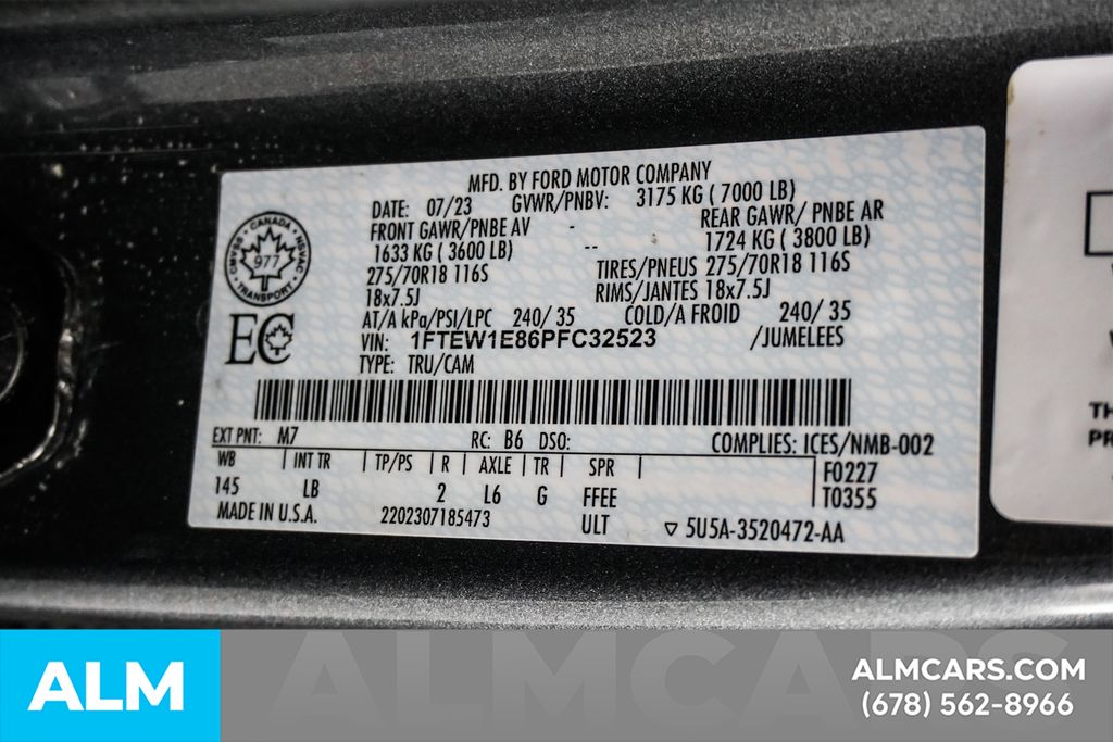 Used 2023 Gray Ford Tremor image 56