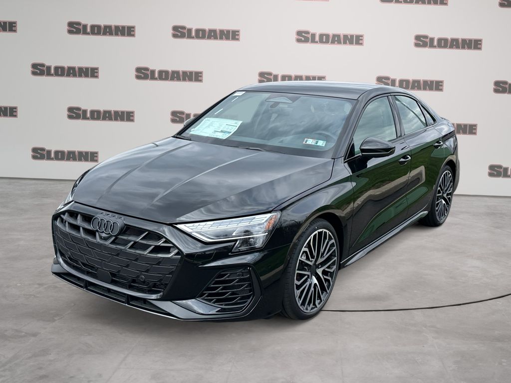 Black 2026 Audi S3 2.0T quattro Premium Sedan All-Wheel Drive 7-Speed Automatic