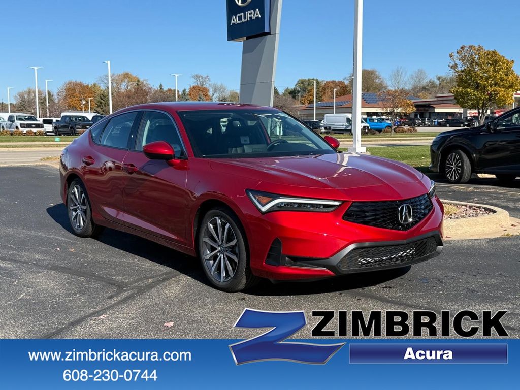 Performance Red Pearl 2025 Acura Integra FWD Sedan Front-Wheel Drive Continuously Variable Transmission