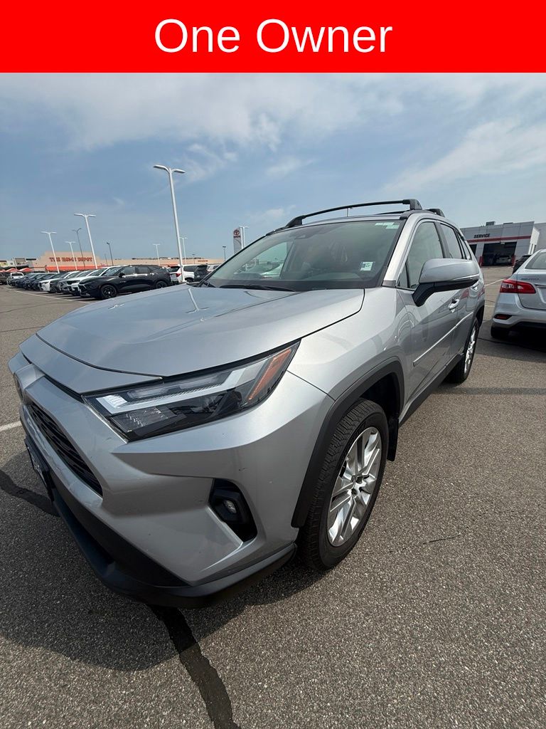 Used 2025 Toyota RAV4 XLE Premium with VIN 2T3A1RFVXSC517167 for sale in Waite Park, Minnesota