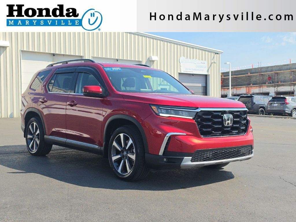 Radiant Red Metallic II 2025 Honda Pilot SUV / Crossover All-Wheel Drive Automatic