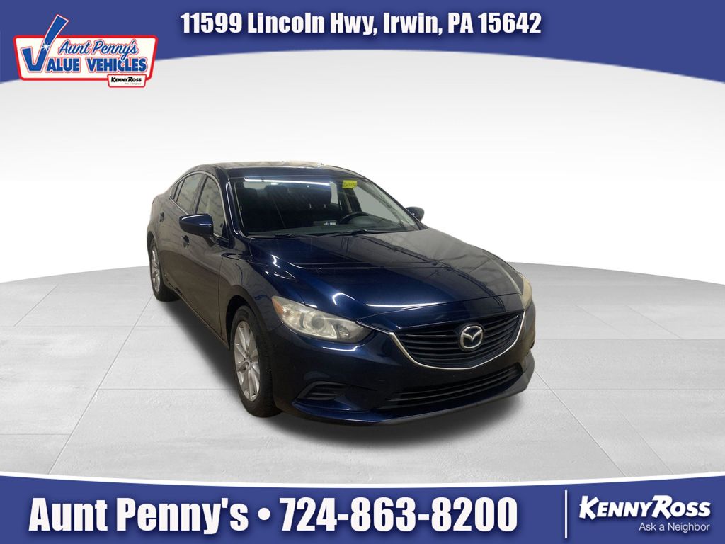 Deep Crystal Blue Mica 2016 Mazda MAZDA6 Sedan Front-Wheel Drive 6-Speed Automatic