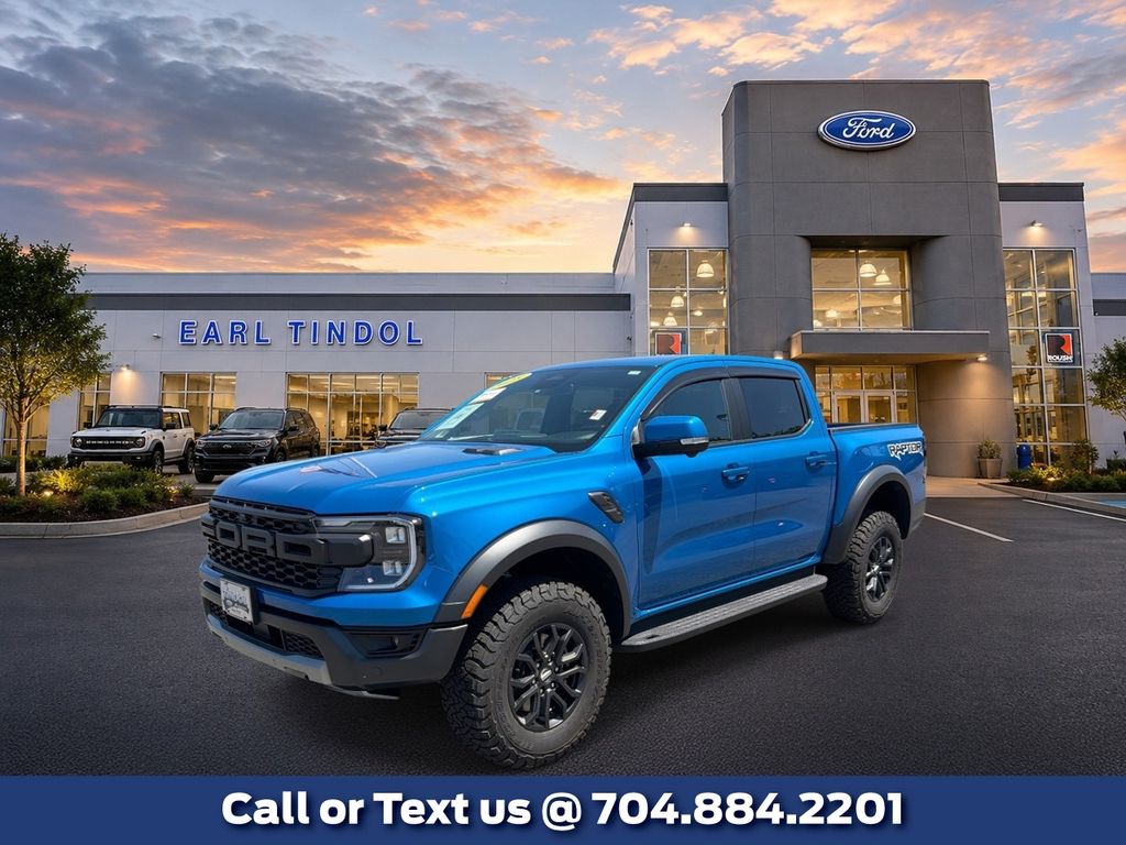 Velocity Blue Metallic 2025 Ford Ranger Pickup Truck Four-Wheel Drive Automatic