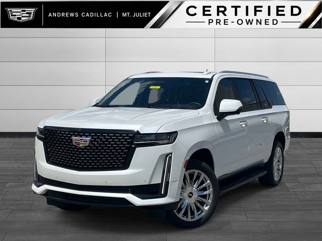 Crystal White 2024 Cadillac Escalade ESV SUV / Crossover Four-Wheel Drive Automatic