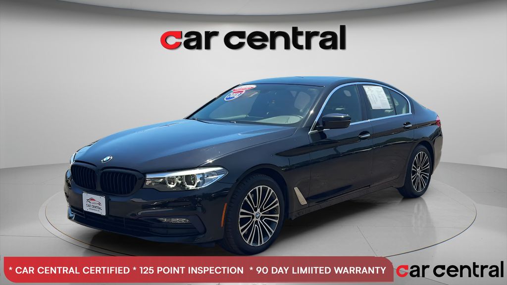 Jet Black 2018 BMW 5 Series 530i xDrive Sedan AWD Sedan All-Wheel Drive 8-Speed Automatic
