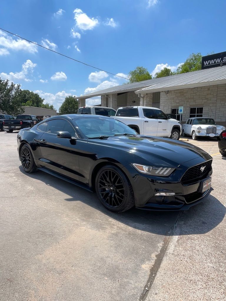 2016 Ford Mustang EcoBoost Premium Black at Wharton Ford
