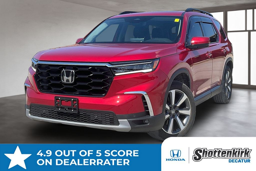 Red 2025 Honda Pilot SUV / Crossover All-Wheel Drive Automatic