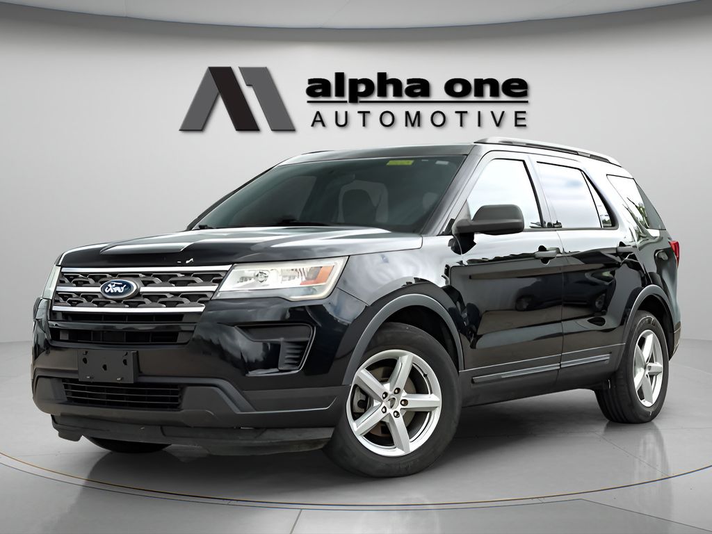 Shadow Black 2018 Ford Explorer SUV / Crossover Front-Wheel Drive 6-Speed Automatic