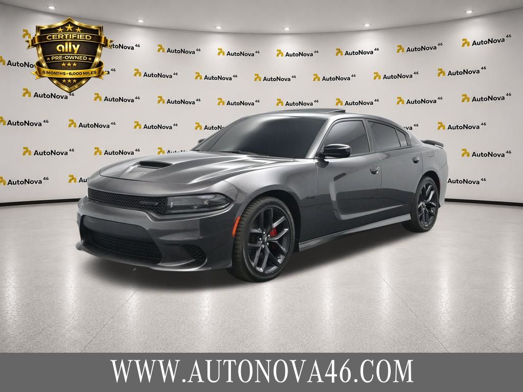 Gray (Granite Crystal Metallic Clearcoat) 2023 Dodge Charger Sedan Rear-Wheel Drive 8-Speed Automatic