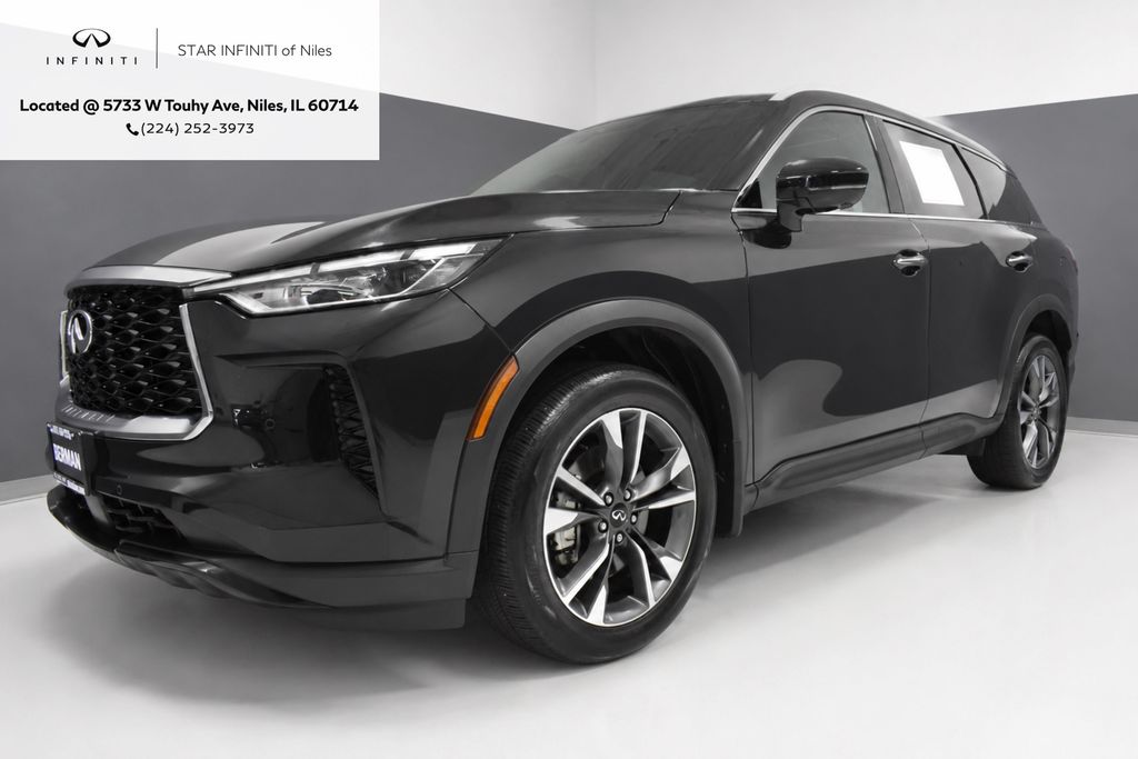 Mineral Black 2025 INFINITI QX60 SUV / Crossover All-Wheel Drive 9-Speed Automatic