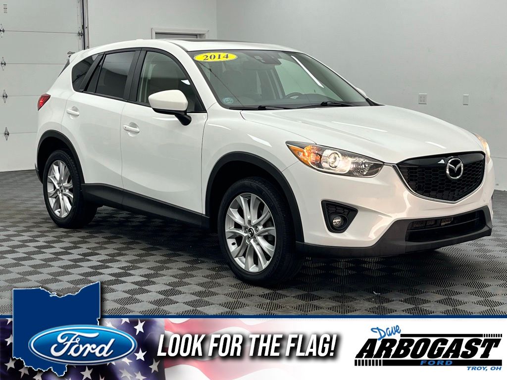 Crystal White Pearl Mica 2014 Mazda CX-5 Grand Touring SUV / Crossover Front-Wheel Drive 6-Speed Automatic